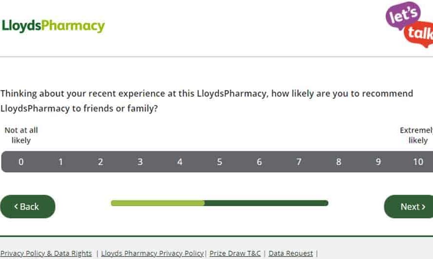 www lloydspharmacy com letstalk survey