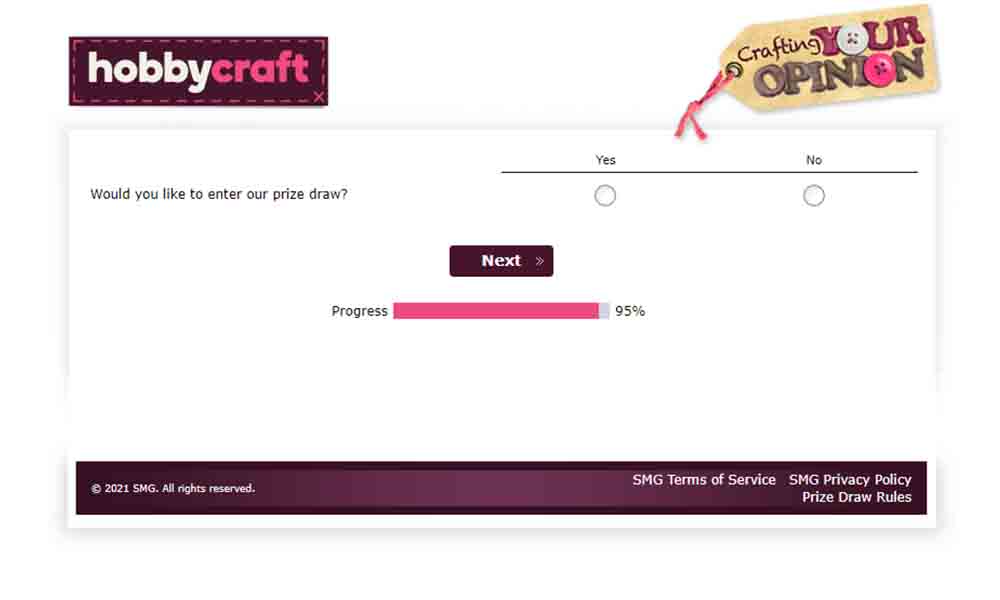 Hobbycraft opinion survey