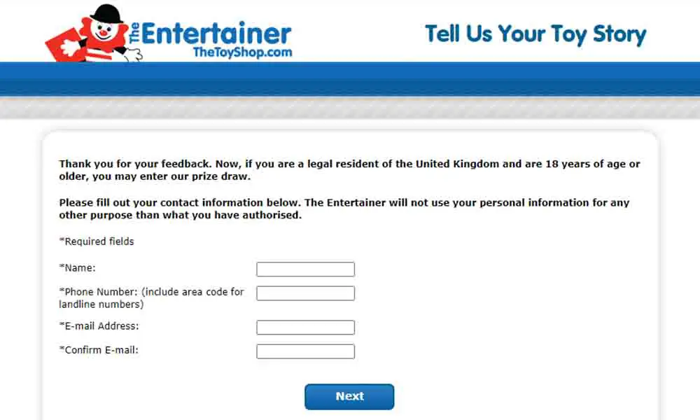 the entertainer customer survey
