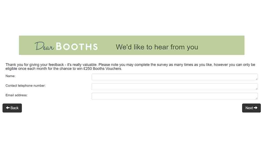 dearbooths survey