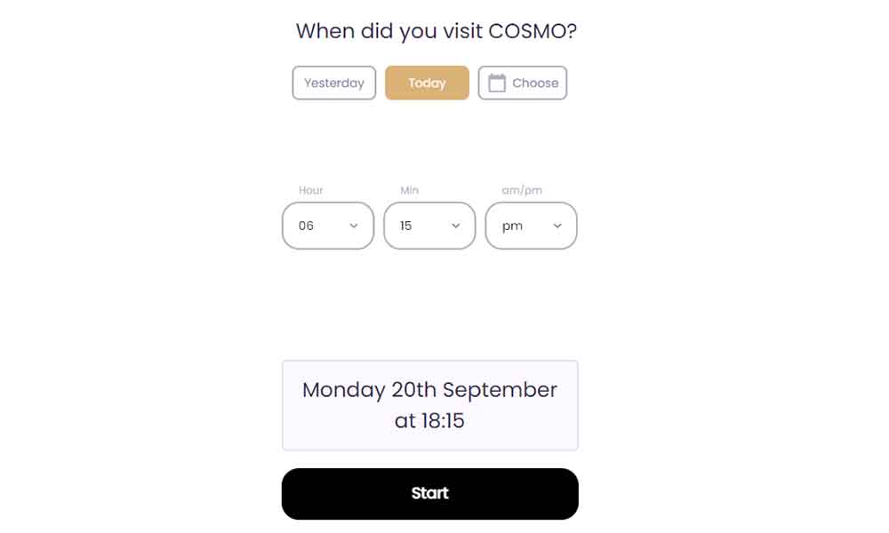 cosmo feedback survey