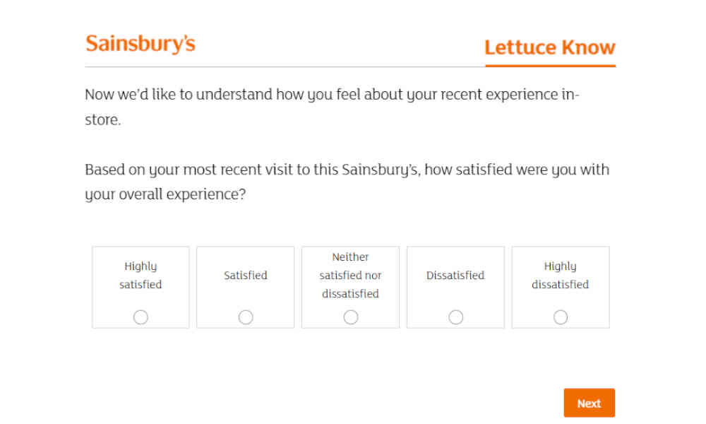 lettuce-know sainsburys online survey