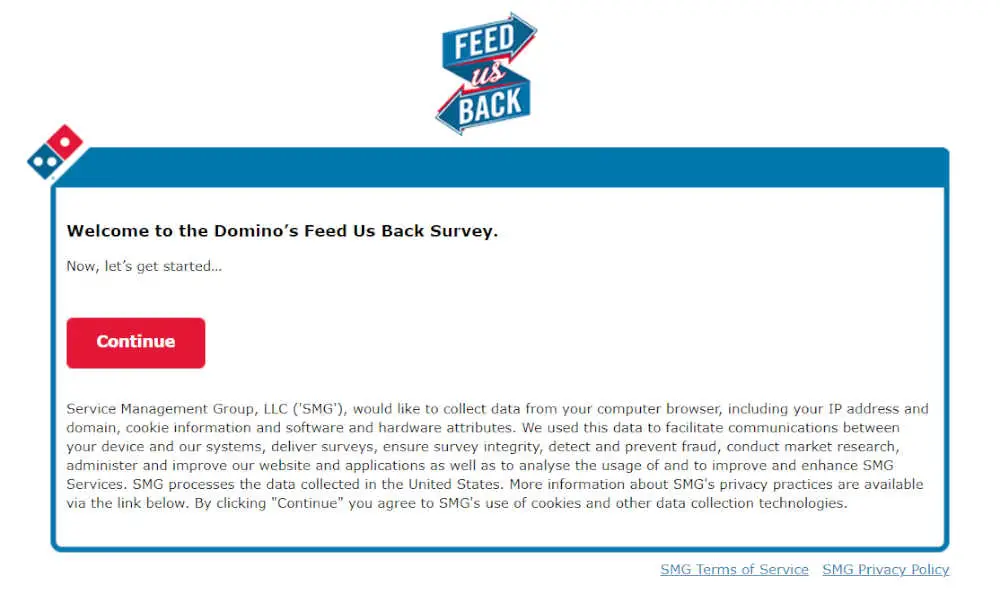 feed us back dominos